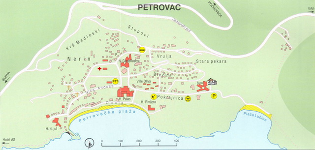 mapa petrovac crna gora Kontakt | Baka Zlata – Sobe i apartmani – Petrovac na moru – Crna Gora mapa petrovac crna gora